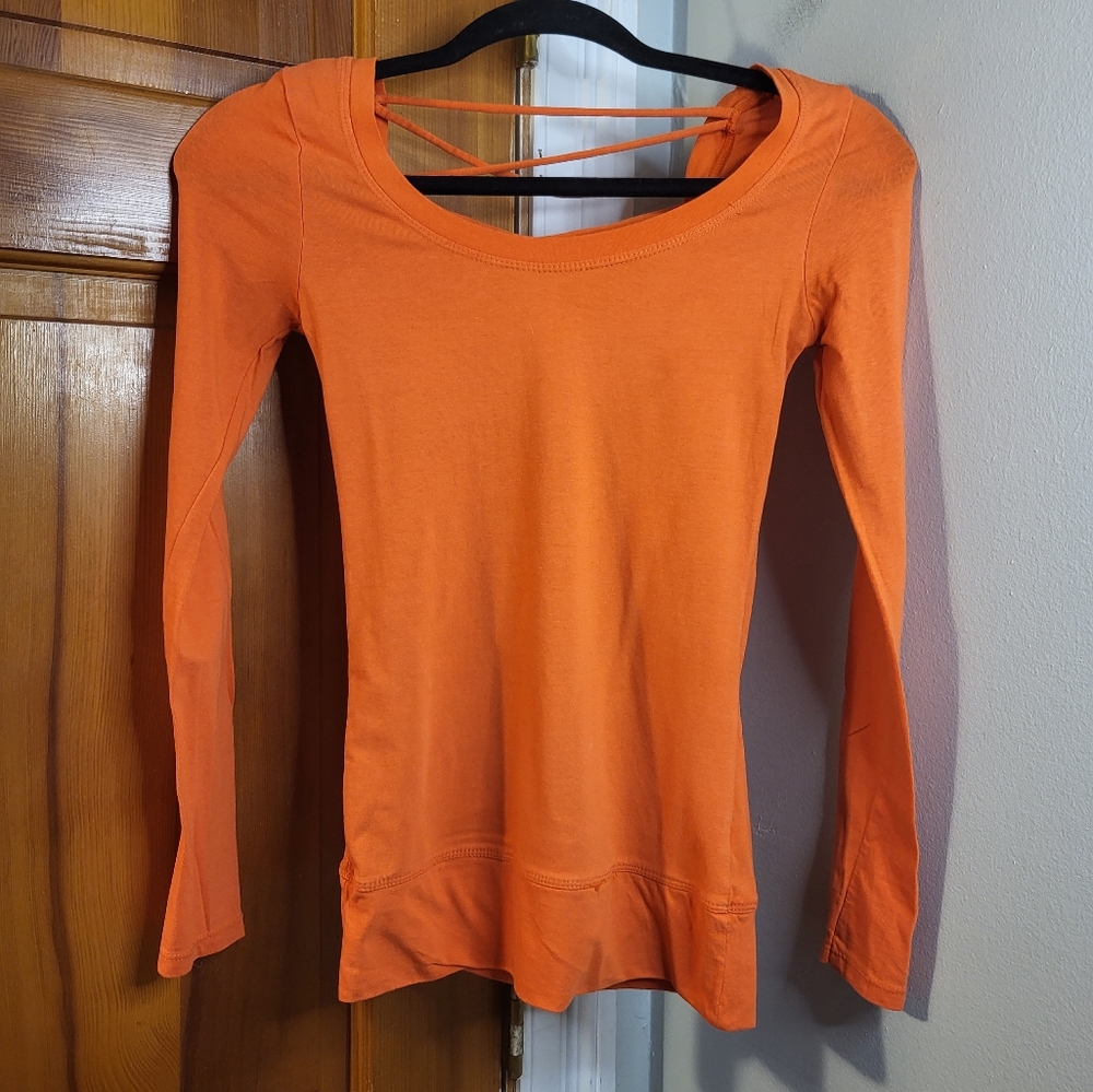 Splash Juniors Criss-cross Cross Back Long Sleeved Top
